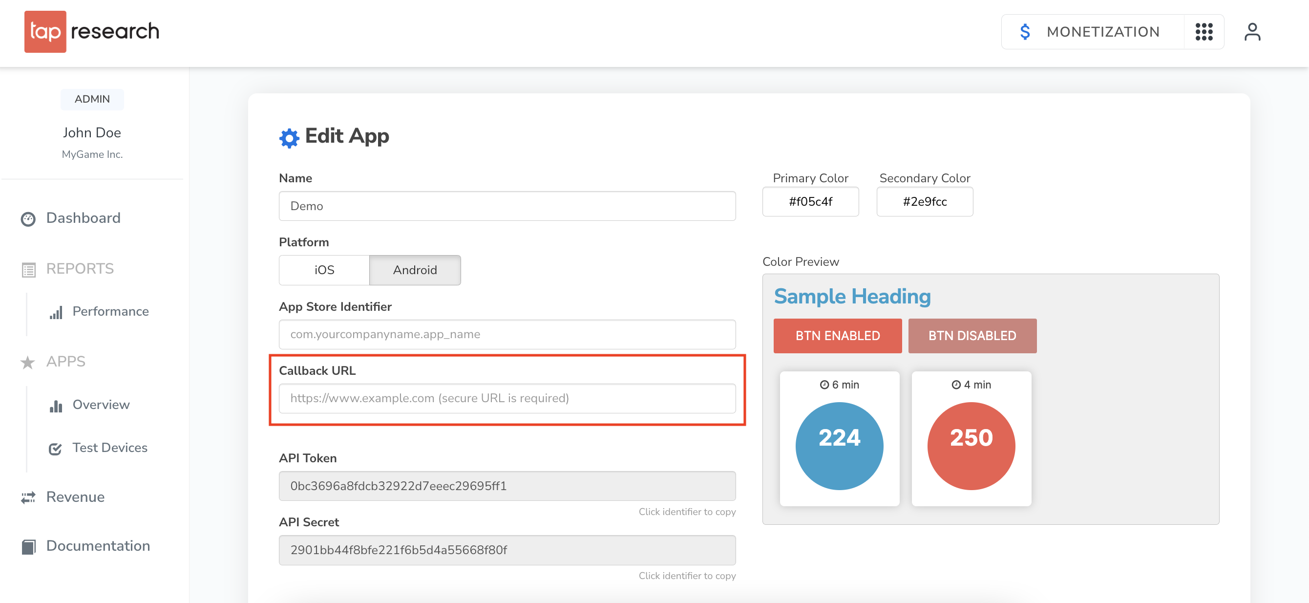 Supplier Dashboard